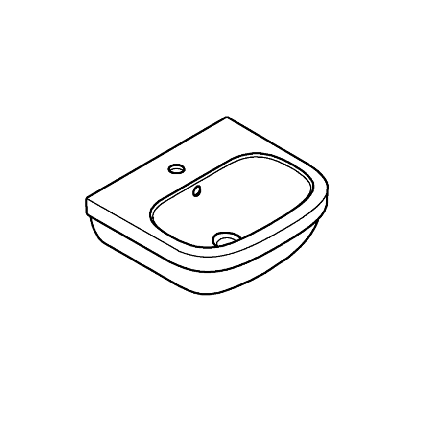 GROHE 39324000 - Lavatório EURO CERAMIC 450 × 400 mm cerâmica/branco