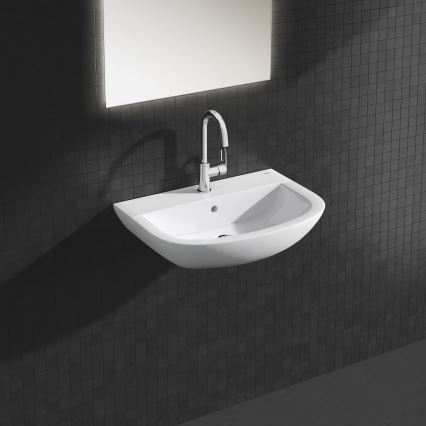 GROHE 39420000 - Lavatório suspenso BAU CERAMIC 646 × 468 mm, cerâmica/branco