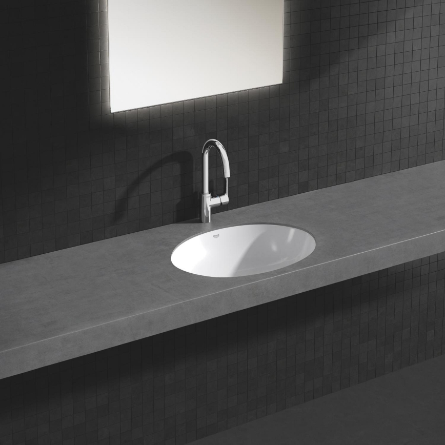 GROHE 39423000 - Lavatório encastrado BAU CERAMIC 560 × 420 mm cerâmica/branco