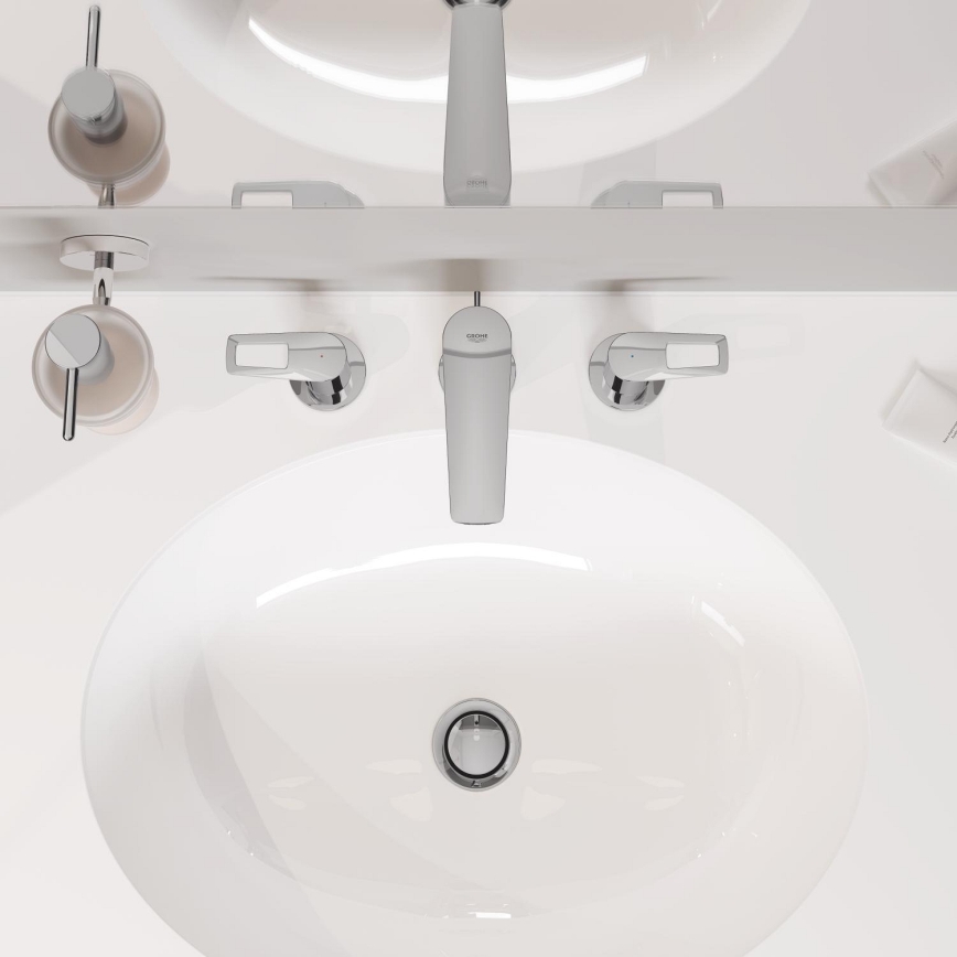 GROHE 39423000 - Lavatório encastrado BAU CERAMIC 560 × 420 mm cerâmica/branco
