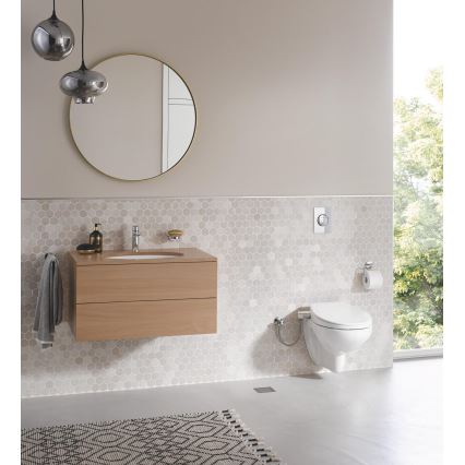 GROHE 39648SH0 - Assento de bidê manual BAU CERAMIC, branco puro
