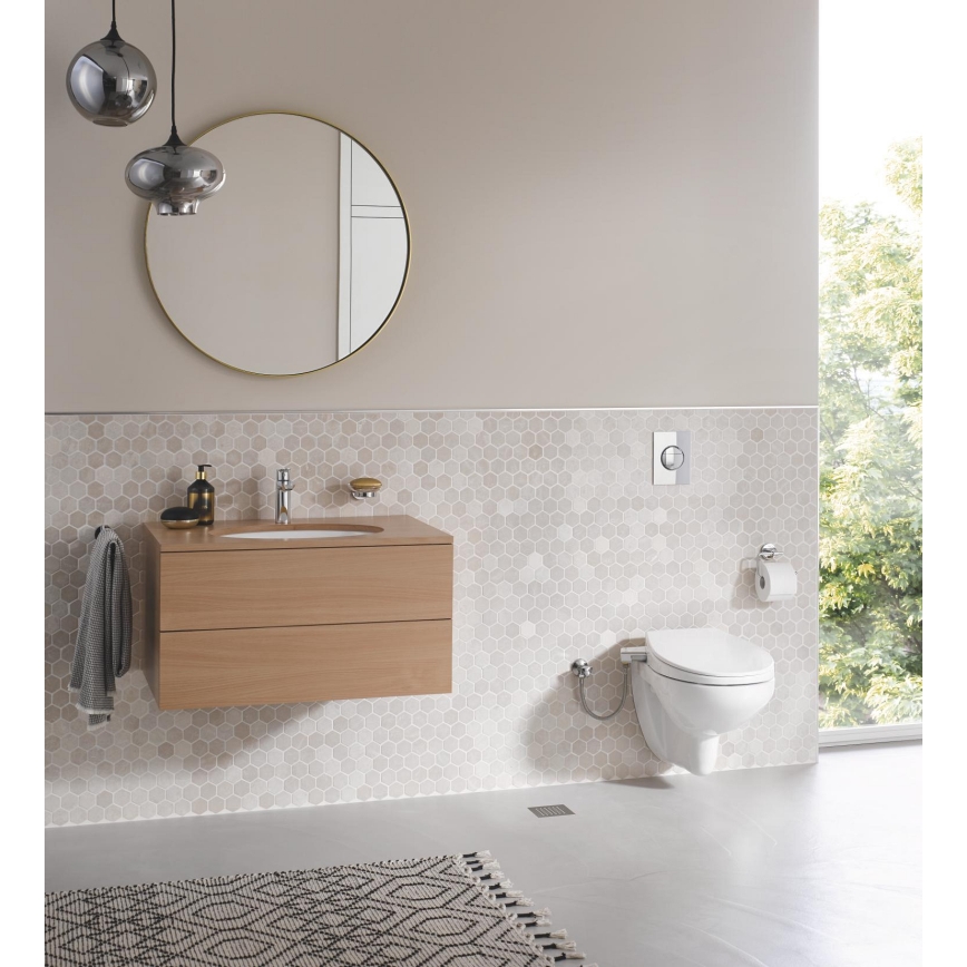GROHE 39648SH0 - Assento de bidê manual BAU CERAMIC, branco puro