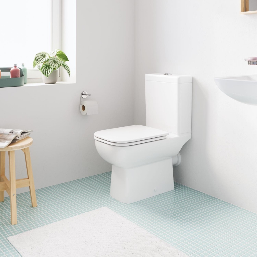 GROHE 39814000 - Conjunto combinado para WC START EDGE 825 × 557 × 384 mm cerâmica/branco durável
