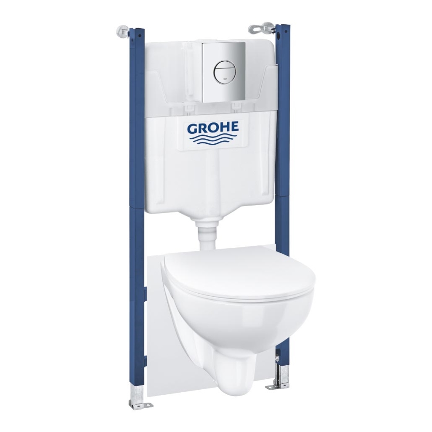 GROHE 39900000 - Conjunto 6 em 1 SOLIDO 1,13 m cerâmica/branco