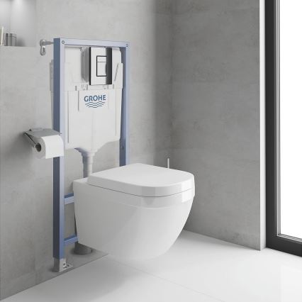 GROHE 39941000 - Conjunto para WC SOLIDO 1,13 m cromado brilhante