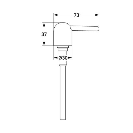 GROHE 40212000 - Bomba de substituição ATRIO cromado polido