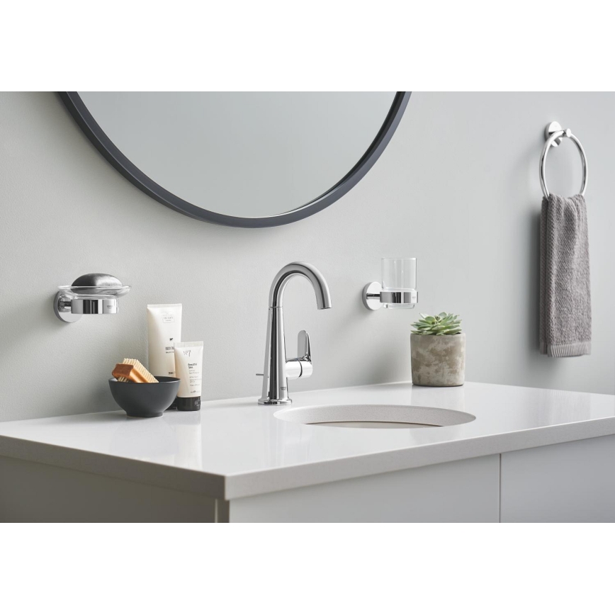 GROHE 40365001 - Porta-toalhas ESSENTIALS 18 cm cromado brilhante