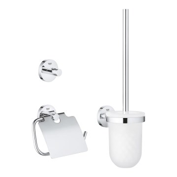 GROHE 40407001 - Conjunto de acessórios ESSENTIALS, cromado brilhante