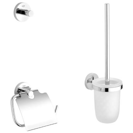 GROHE 40407001 - Conjunto de acessórios ESSENTIALS, cromado brilhante