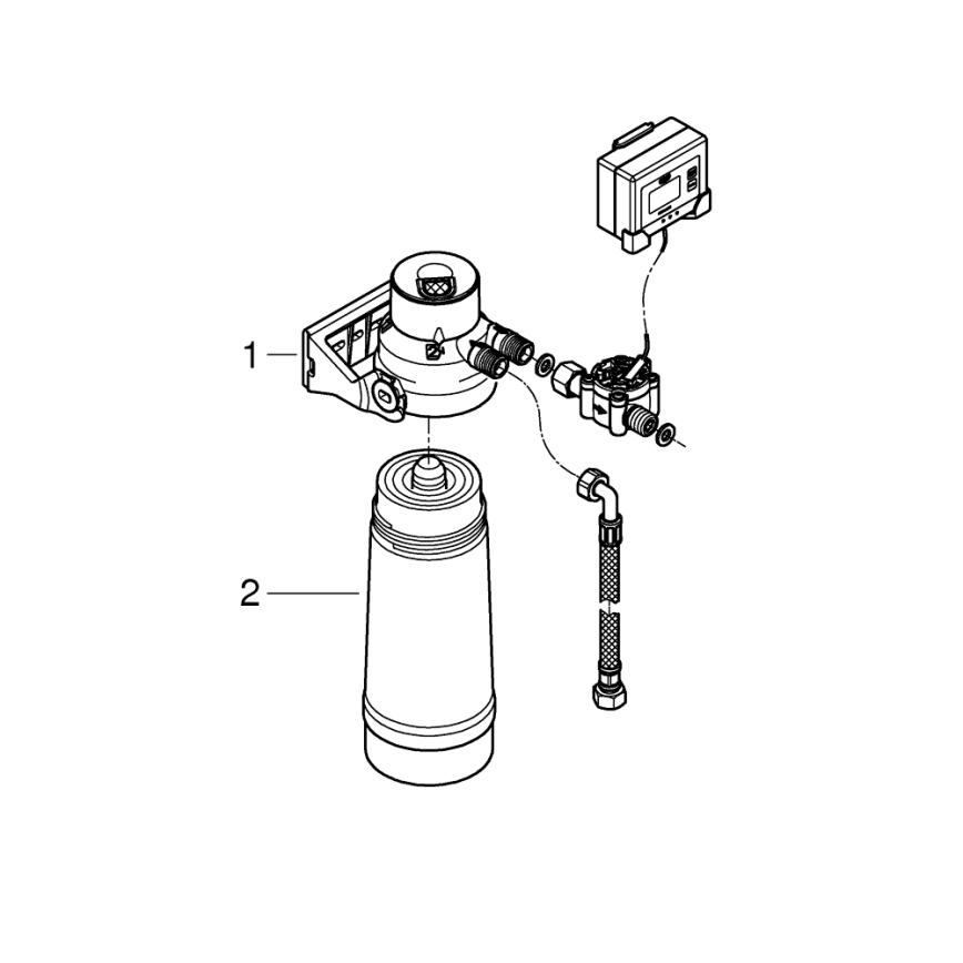 GROHE 40438001 - Kit inicial de filtro S GROHE BLUE cromo brilhante