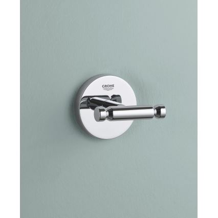 GROHE 40461001 - Gancho para roupão de banho BAUCOSMOPOLITAN, cromado brilhante