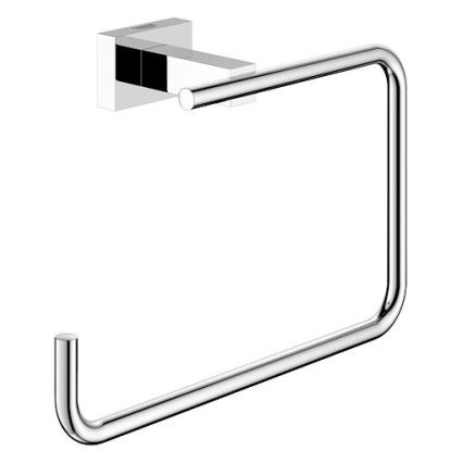 GROHE 40510001 - Porta-toalhas ESSENTIALS CUBE 188 mm cromo polido