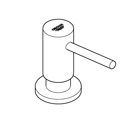 GROHE 40535000 - Dispensador de sabão COSMOPOLITAN 500 ml, acabamento cromado brilhante