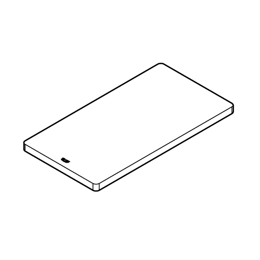 GROHE 40750HV0 - Tábua de corte 450 × 240 × 19 mm em madeira