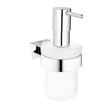 GROHE 40756001 - Dispensador de sabão líquido ESSENTIALS CUBE 160 ml cromado brilhante