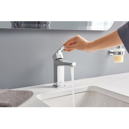 GROHE 40756001 - Dispensador de sabão líquido ESSENTIALS CUBE 160 ml cromado brilhante