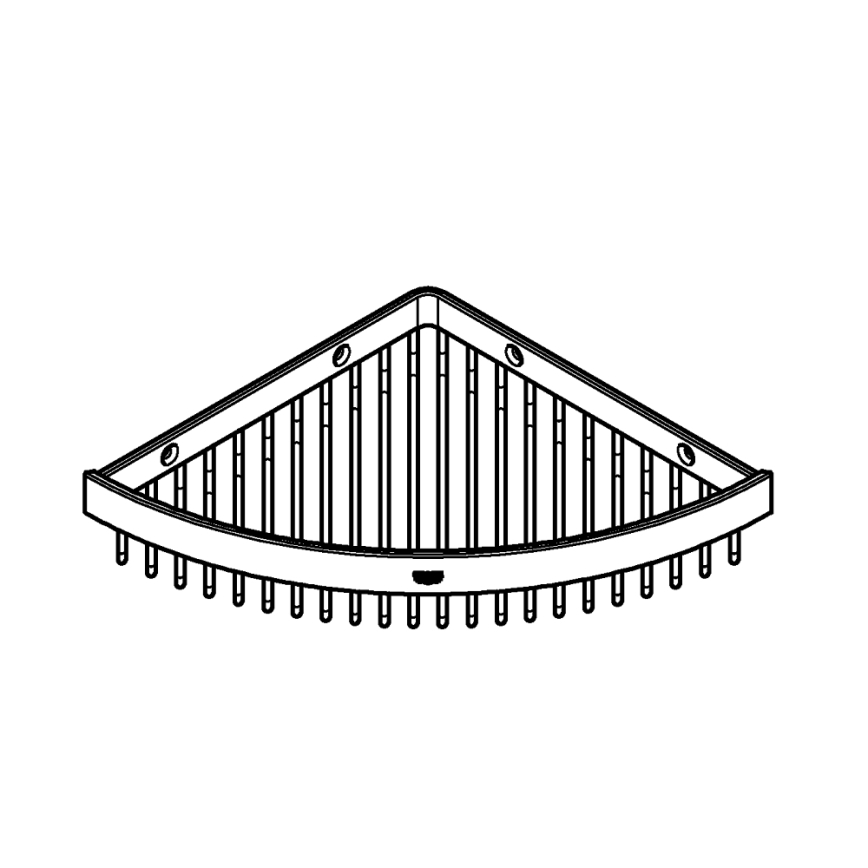 GROHE 40809000 - Saboneteira em arame SELECTION CUBE 20 × 20 cm cromado brilhante