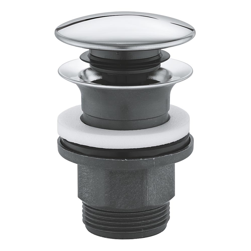 GROHE 40824000 - Conjunto de escoamento cromado brilhante