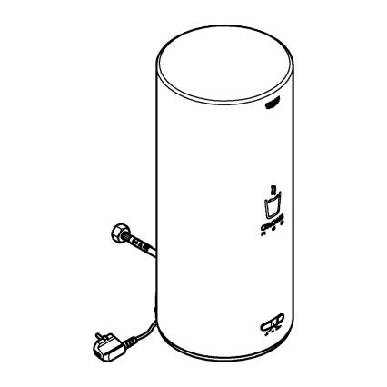 GROHE 40831001 - Depósito RED 7 l em aço inoxidável