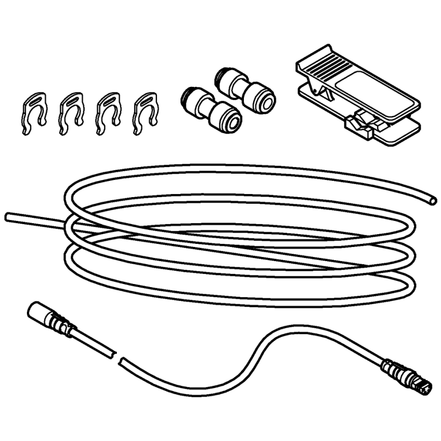 GROHE 40843000 - Conjunto de extensão BLUE, cromado brilhante