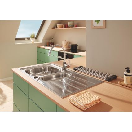 GROHE 40856SD0 - Escorredor 450 × 348 mm em aço inox escovado