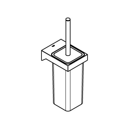 GROHE 40857000 - Conjunto de limpeza para sanita SELECTION CUBE cromo brilhante