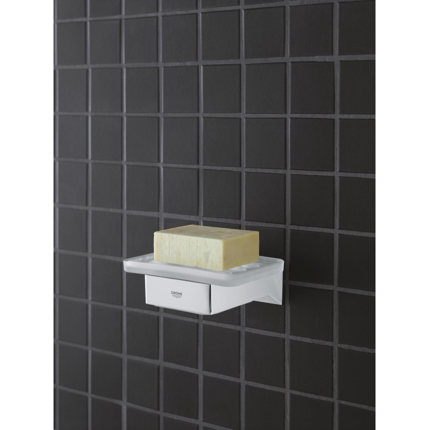 GROHE 40865000 - Suporte SELECTION CUBE, acabamento cromado brilhante