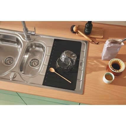 GROHE 40871K00 - Bandeja de gotejamento 450 x 400 mm cerâmica/preta