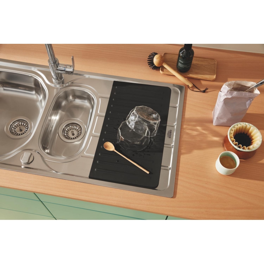 GROHE 40871K00 - Bandeja de gotejamento 450 x 400 mm cerâmica/preta
