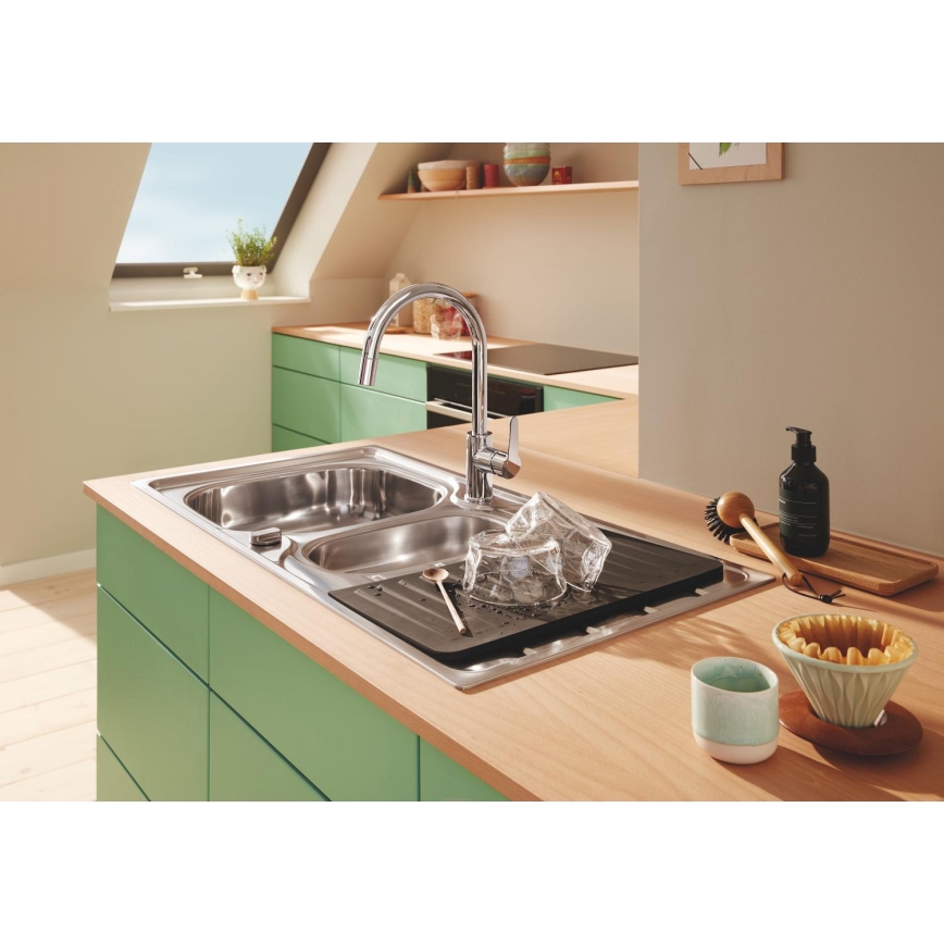 GROHE 40872K00 - Bandeja de escorrimento 450 x 250 mm cerâmica/preta
