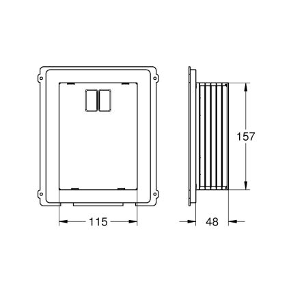 GROHE 40949000 - Câmara de Inspeção RAPID