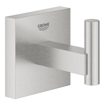 GROHE 40961DC0 - Gancho para roupão de banho START CUBE, em aço inoxidável
