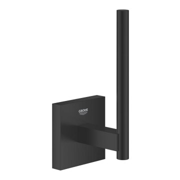 GROHE 409792430 - Suporte para rolo de reposição de papel higiénico START CUBE 13,4x6 cm preto