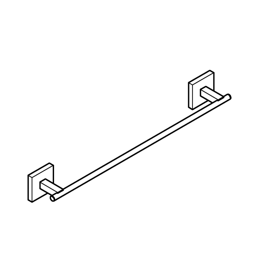 GROHE 40987000 - Suporte para toalhas START CUBE 450 mm cromado brilhante