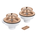GROHE 40997DL0 - Conjunto de escoamento (acessório) em cobre