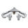 GROHE 41020000 - Válvula dupla EGGEMANN 12” cromada brilhante