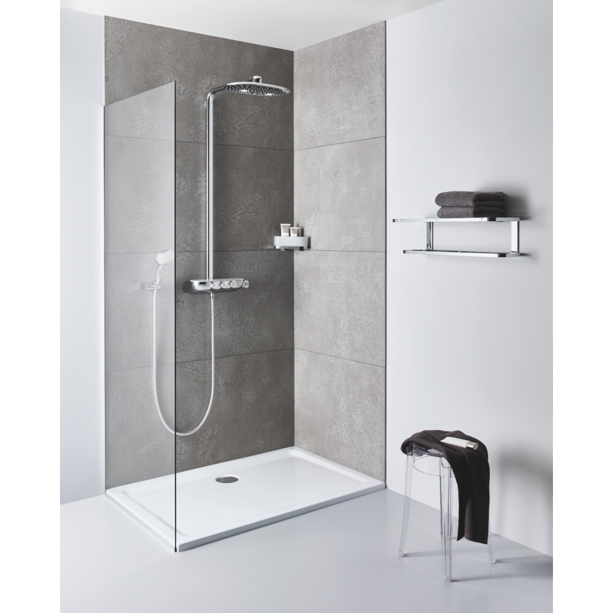 GROHE 41038000 - Base de duche de canto SELECTION cromo brilhante