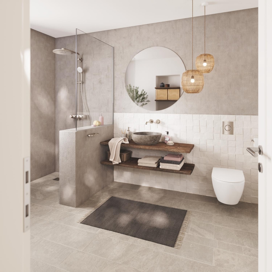 GROHE 41068DC0 - Suporte para papel higiénico SELECTION 15,3 × 1,5 × 8,5 cm aço inoxidável