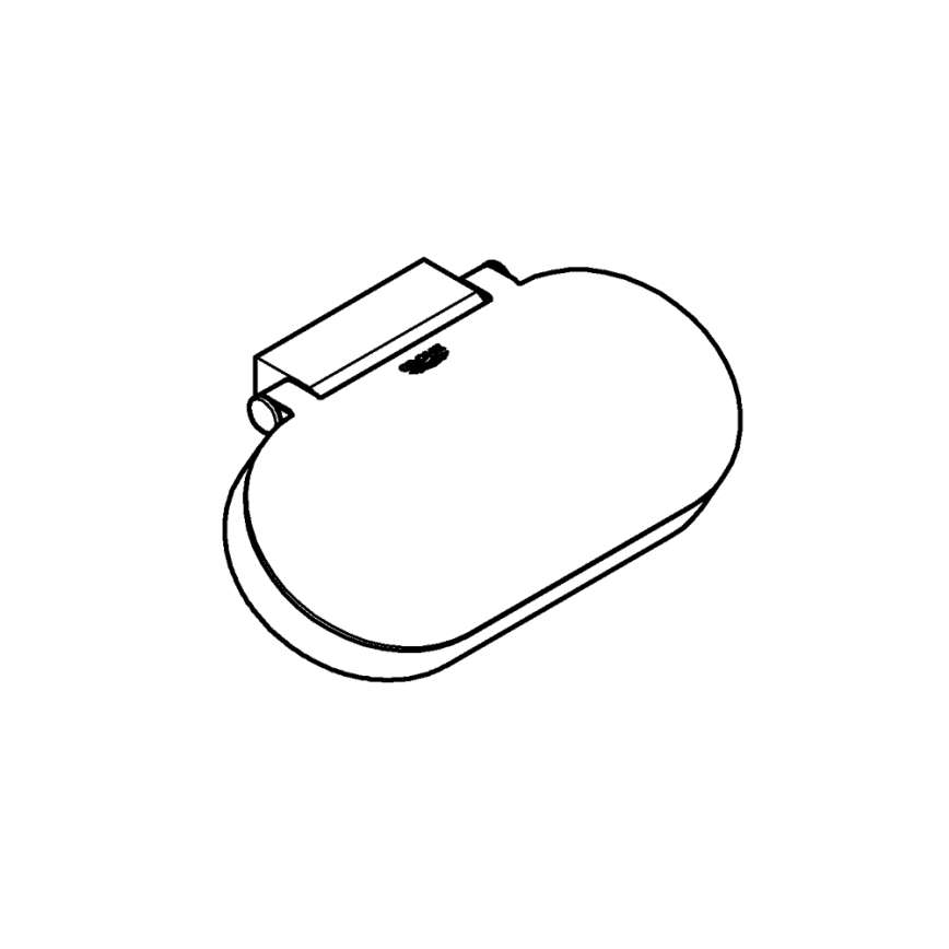 GROHE 41069000 - Suporte para papel higiénico SELECTION, cromado brilhante