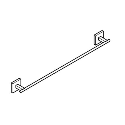 GROHE 410892430 - Toalheiro 600 mm preto