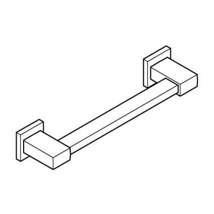GROHE 410942430 - Barra de apoio para banheira START CUBE 354 mm, preta