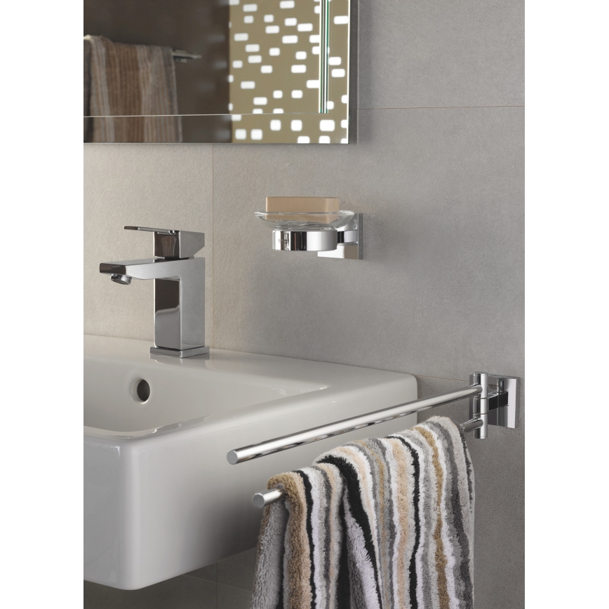 GROHE 41096000 - Saboneteira START CUBE 110 × 56 × 125 mm cromado brilhante