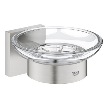 GROHE 41096DC0 - Saboneteira START CUBE 110 x 56 x 125 mm aço inoxidável