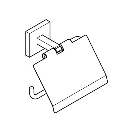 GROHE 41102000 - Suporte para papel higiénico START CUBE cromado brilhante