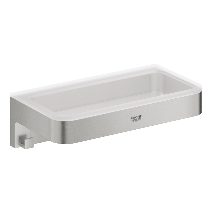GROHE 41107DC0 - Prateleira para duche START CUBE 200 mm, aço inoxidável
