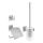 GROHE 41123DC0 - Conjunto de acessórios START CUBE em aço inoxidável