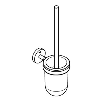 GROHE 41169000 - Conjunto de limpeza para sanita START, acabamento cromo mate