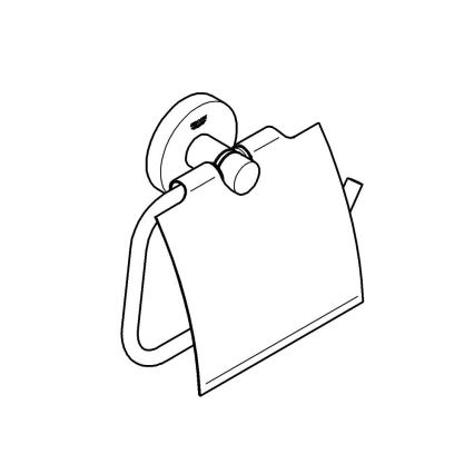 GROHE 41179DC0 - Porta-rolo de papel higiénico ESSENTIALS em aço inoxidável