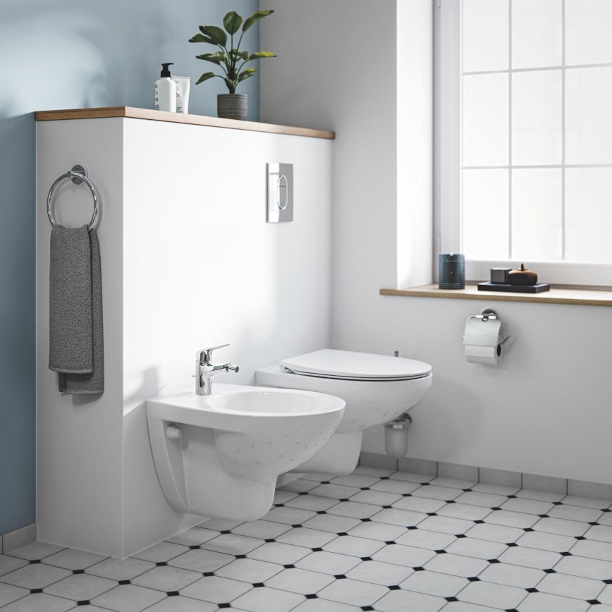 GROHE 41185000 - Conjunto de limpeza para sanita, acabamento cromado brilhante