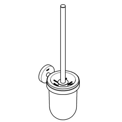 GROHE 41185DC0 - Conjunto de limpeza para sanita ESSENTIALS em aço inoxidável